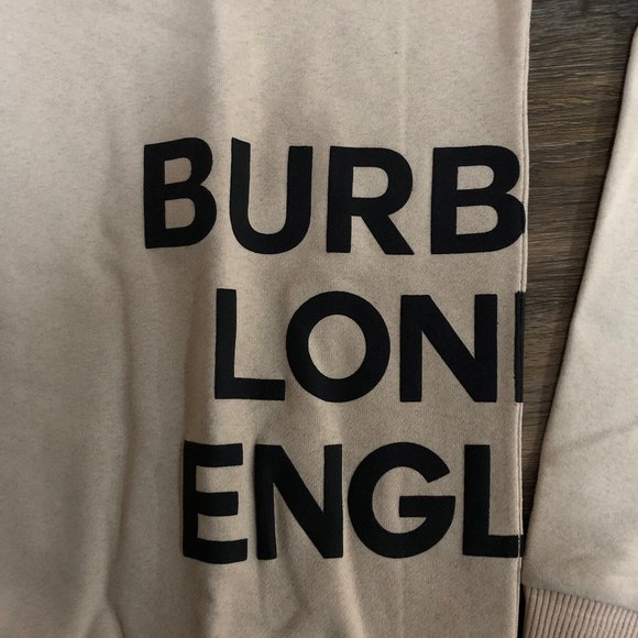 Burberry London Men Tan Color Sweatshirt "XL" - Picture 2 of 4